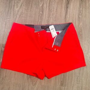 Petite High-Rise Linen Short